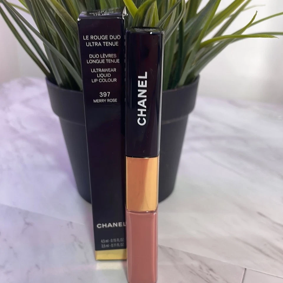 CHANEL LE ROUGE DUO ULTRA TENUE Ultra Wear Liquid Lip Colour 397 MERRY ROSE NEW - Image 1 of 1