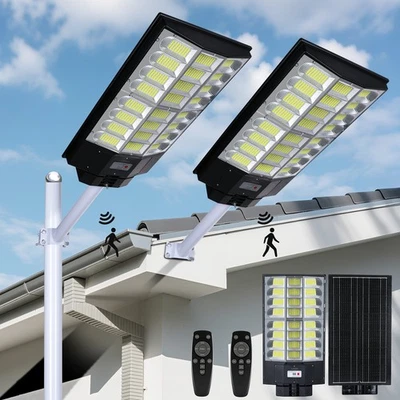 Solar Light Lampara Luces Focos Solares Exterior Luz Led de Jardin Patio Sensor - Image 1 of 4