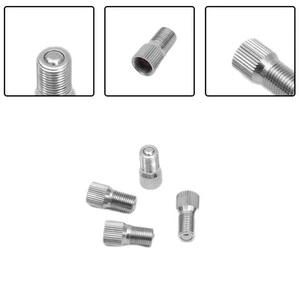 4 Pcs19mm Chrome Tyre Wheel Valve Stem Extension Extender For Car Truck M8x0.8 - Picture 1 of 15