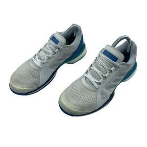 Stella McCartney x Women's Adidas Barricade Boost White Blue US Size 7.5 - Picture 1 of 10