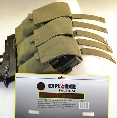 Explorer Triple Mag Holder, OD, 11 x 9 x 1.25-Inch - Image 1 of 3