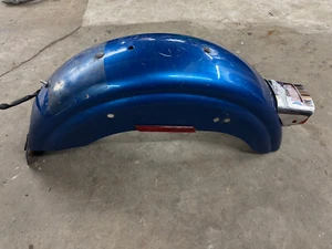 2005 Harley Dyna Super Glide OEM Blue Rear Fender Hugger Low rider 04 03 - Picture 1 of 8