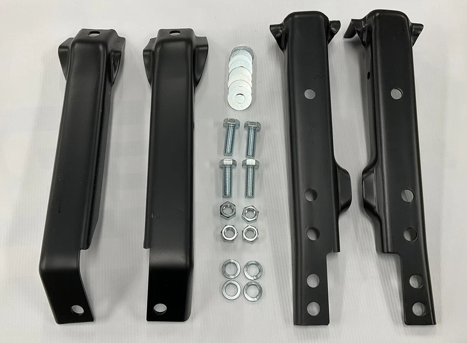 Kit de soporte de parachoques trasero 67-72 Chevy Pickup Stepside Fleetside con juego de hardware Foto 1 de 4