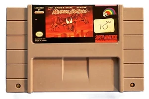 Spider-Man and Venom Maximum Carnage Nintendo SNES Authentic Tested - Picture 1 of 2