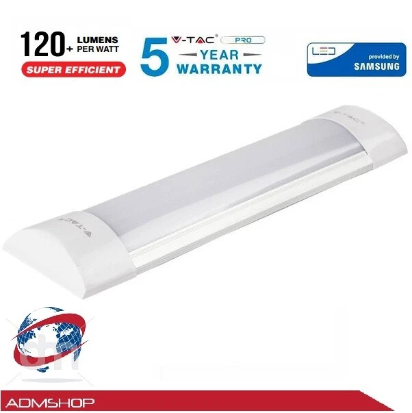 Plafoniera a LED V-TAC SLIM 10/20/40/50W - 30/60/120/15cm CHIP SAMSUNG  - Immagine 1 di 1