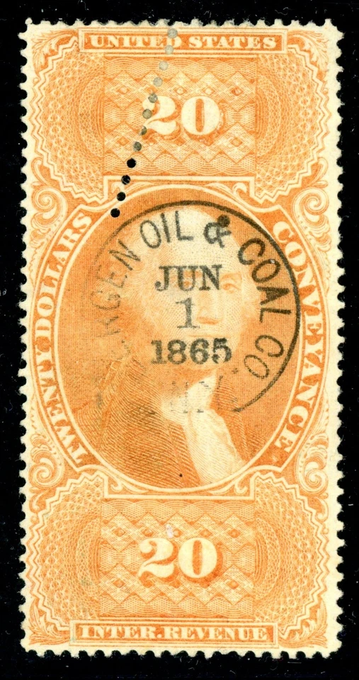 USA R98c EXTRA PRIVATE PERFS $20  CONVEYANCE - Image 1 of 1