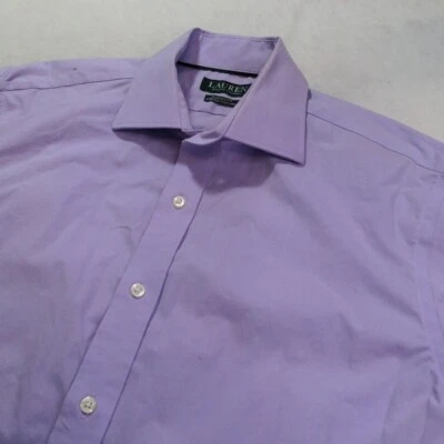 Camisa de vestir clásica elástica puño francés Lauren Ralph Lauren para hombre 16 34/35 Foto 1 de 4