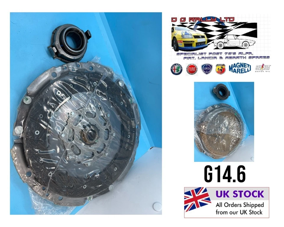 Nuevo original fabricante de equipos originales Alfa Romeo 147 156 GT 1.9 JTD 3 piezas kit de embrague 71749477 Foto 1 de 1