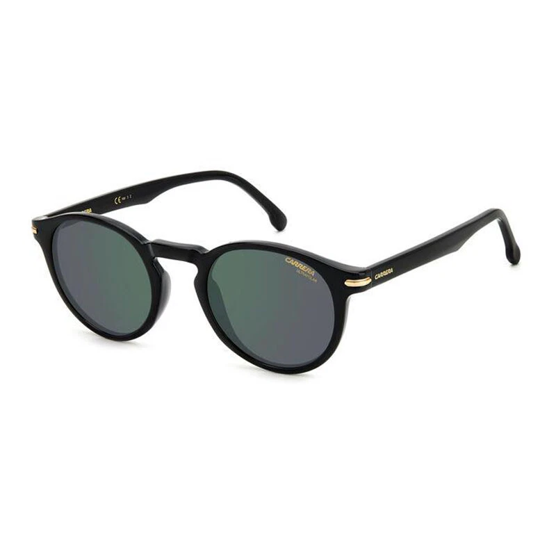 Carrera CARRERA 301/S 0807 Q3 Black/Polarized Green Grey 50-23-145 Sunglasses...