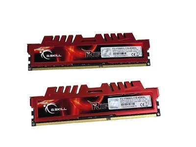 Lot of 2 G.SKILL Ripjaws X 4GB DDR3 2133MHz F3-17000CL11S-4GBXL - Image 1 of 3
