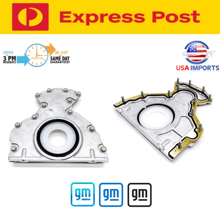 GENUINE GM LS1 LS2 LS3 LS Rear Main Seal Plate Gasket Kit VT-VF EXPRESS POSTAGE - image 1 of 1