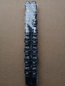 Bleeding Skull Taper Candles Black 12” 2Pk Gothic Halloween Decor NWT - Picture 1 of 4