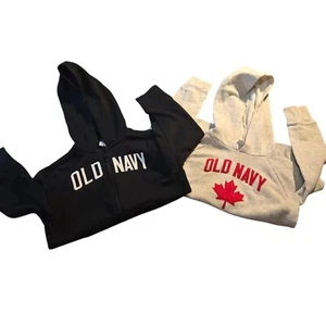 Kids Lot Of 2 Pull Over Sweater Hoodies Size 6/7, Old Navy - Picture 1 of 1