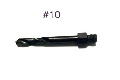 NEW USA Made Long #10 Threaded Drill Bit 1/4-28 Aircraft Tools - Image 1 of 2