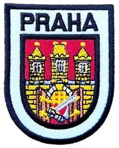 Praha Tschechische Republik Aufnäher (3") Aufbügeln Abzeichen Prag Reise Souvenir Emblem Geschenk - Bild 1 von 3