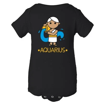 Cartoon Astrology Aries - The Ram Birthday Horoscope Infant Creeper Bodysuit - Image 1 of 4