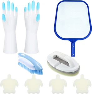 8 Pieces Hot Tub Accessories, Swimming Pool Cleaning Kit Spa Maintenance Supplie - Picture 1 of 12
