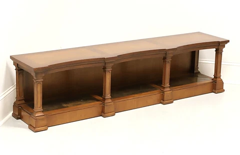 TOMLINSON 1960's Neoclassical Low Console Table / Media Stand Cover