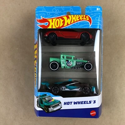Hot Wheels Cars 3 Pack Koenigsegg Gemera Red Bone Shaker Mint Green Mach Speeder - Image 1 of 4