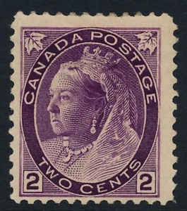 Canada Scott #76 Fine to Very Fine Centering (Mint Hinged) SCV: $37.50 - Picture 1 of 2