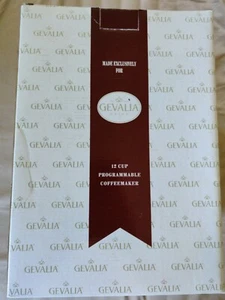 New Gevalia C-60A Programmable 12-Cup Black Coffee Maker W/ Glass Carafe - Picture 1 of 10