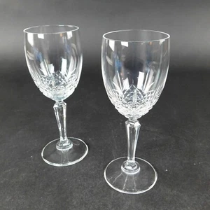 Set 2 bicchieri sherry cordiali vintage Avon 24% piombo pieno taglio cristallo trasparente 6 oz - Foto 1 di 5