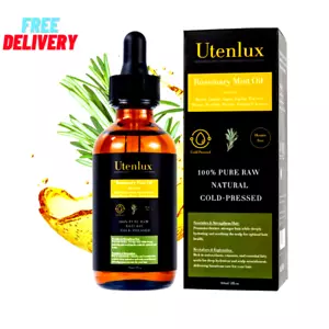 Organic Rosemary Oil for Hair Growth – Cold-Pressed, Mint & Biotin Infused, 2 oz - Picture 1 of 7