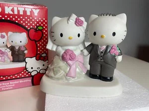 Hello Kitty and Dear Daniel Wedding Porcelain Precious Moments Super Rare New - Picture 1 of 12