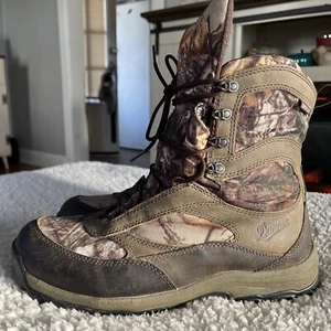 Danner High Ground Real Tree 1000 Gram Hunting Boots Camo Size 9.5 Thinsulate - Picture 1 of 9
