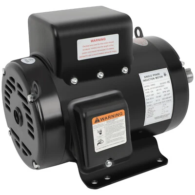 7.5HP Air Compressor Electric Motor 3450 RPM 184T Frame 208-230V 1 Phase  ODP - Image 1 of 4