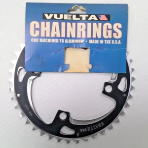 NOS Vuelta SE Plus 42T 104mm/BCD Chain Ring Black 8/9 Speed Made in USA - Picture 1 of 6