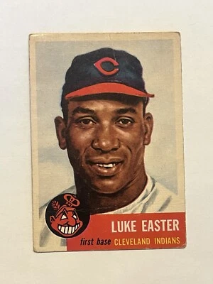 1953 Topps #2 Luscious Luke Easter Cleveland Indians - Image 1 of 4
