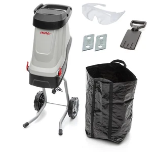 IKRA Elektro Messerhäcksler Gartenhäcksler Fangsack 45 L Ast Ø 45 mm IMH 2800 W - Bild 1 von 14