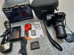 Boxed Canon PowerShot SX400 IS 16.0MP Digital Camera with PowerShot Case - Picture 1 of 17