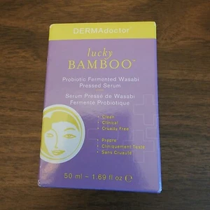Dermadoctor Lucky Bamboo Probiotic Fermented Wasabi Pressed Serum 1.69 oz 50ml - Picture 1 of 5