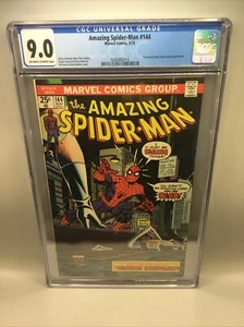 Amazing Spider-Man #144 CGC. 9.0 OW-W Pages! 1975 Iconic Issue & Cover! - Picture 1 of 3