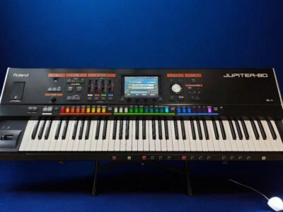 Roland Jupiter-80 Super Jupiter Keyboard Synthesizer Jupiter80 Tested/working - Image 1 of 4