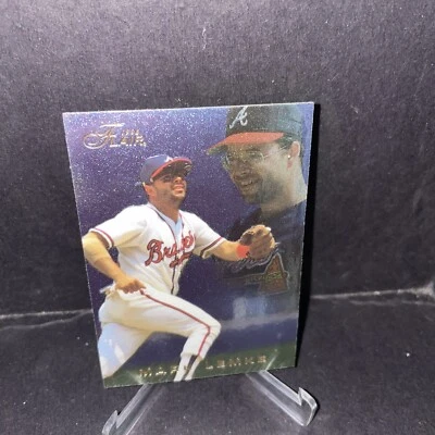 1996 Flair Atlanta Braves Baseball Card #203 Mark Lemke - Image 1 of 4