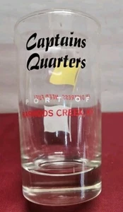 Vintage Captains Quarters Port Of Harrods Creek Ky. Bar Glass Pre-owned - Picture 1 of 12