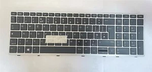 HP EliteBook 750 755 G5 G6 L14367-031 English UK Keyboard with Sticker Genuine - Picture 1 of 3