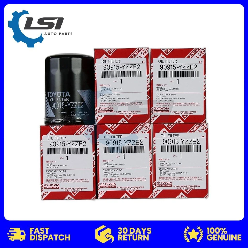 5 x Genuine Toyota Oil Filters for Camry Rav4 Tarago Rukus - image 1 of 4