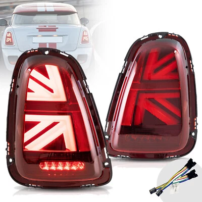 LED Red Rear Lights For 2007–2013 Mini R56 R57 R58 R59 Cooper S Tail Brake Light - Image 1 of 4