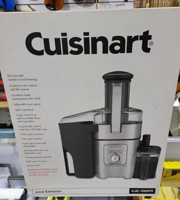 Cuisinart CJE-1000FR Die-Cast Juice Extractor - Silver