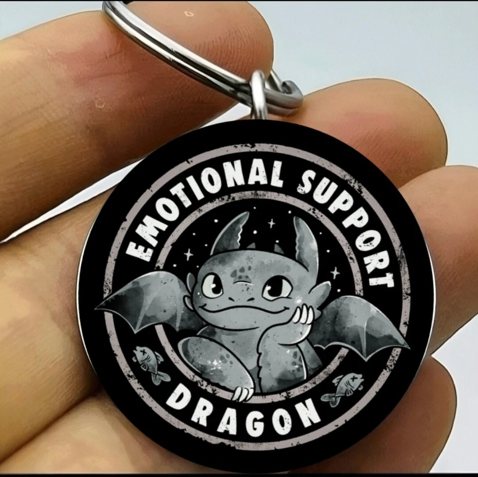 Llavero Apoyo Emocional Dragón Caliente Lindo Bebé Dragón Foto 1 de 1
