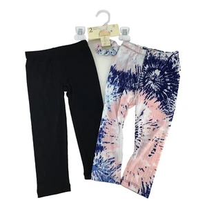 Love Republic Leggings Set 3-teilig Scrunchie Kleinkind Mädchen 3T Batik blau pink schwarz - Bild 1 von 10