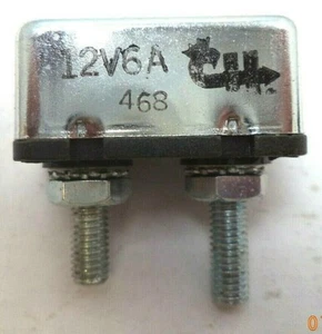 Interruptor de circuito Cole Hersee 12V 6A, n.o 30056-6 - Imagen 1 de 8