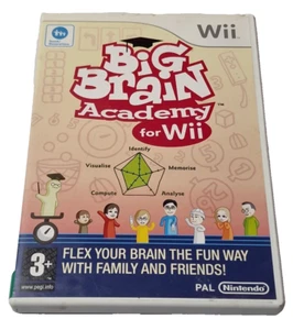 Big Brain Academy: For Wii (Nintendo Wii, 2007) PAL PEGI 3 RVL-RYWP-UKV - Imagen 1 de 9