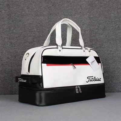 Nueva bolsa de viaje Titleist Golf Boston blanca/negra de alta capacidad Foto 1 de 4