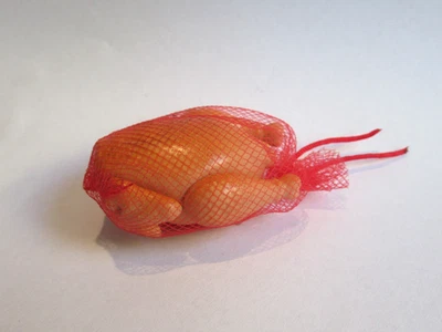 VTG Barbie Dollhouse Roasted Turkey fun Fixin Dinner 1995 Mattel w/slices & net - Image 1 of 4