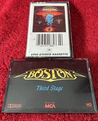 Boston 2 Cassette Lot  Self Titled & Third Stage MCA - Image 1 of 4